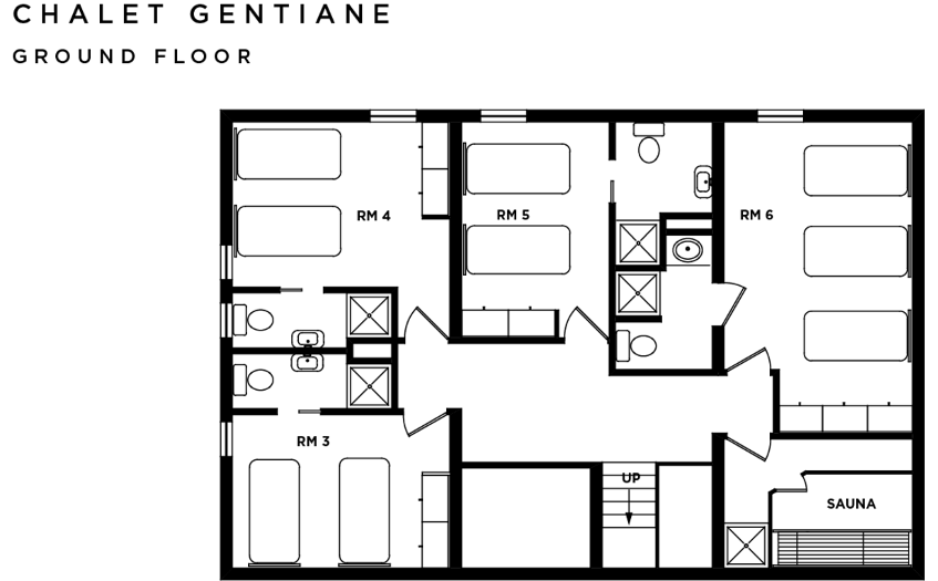 Chalet Gentiane Les Arcs Floor Plan 3